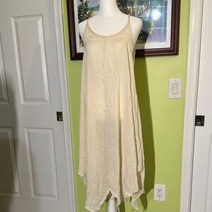 Cream Sleeveless Coverup